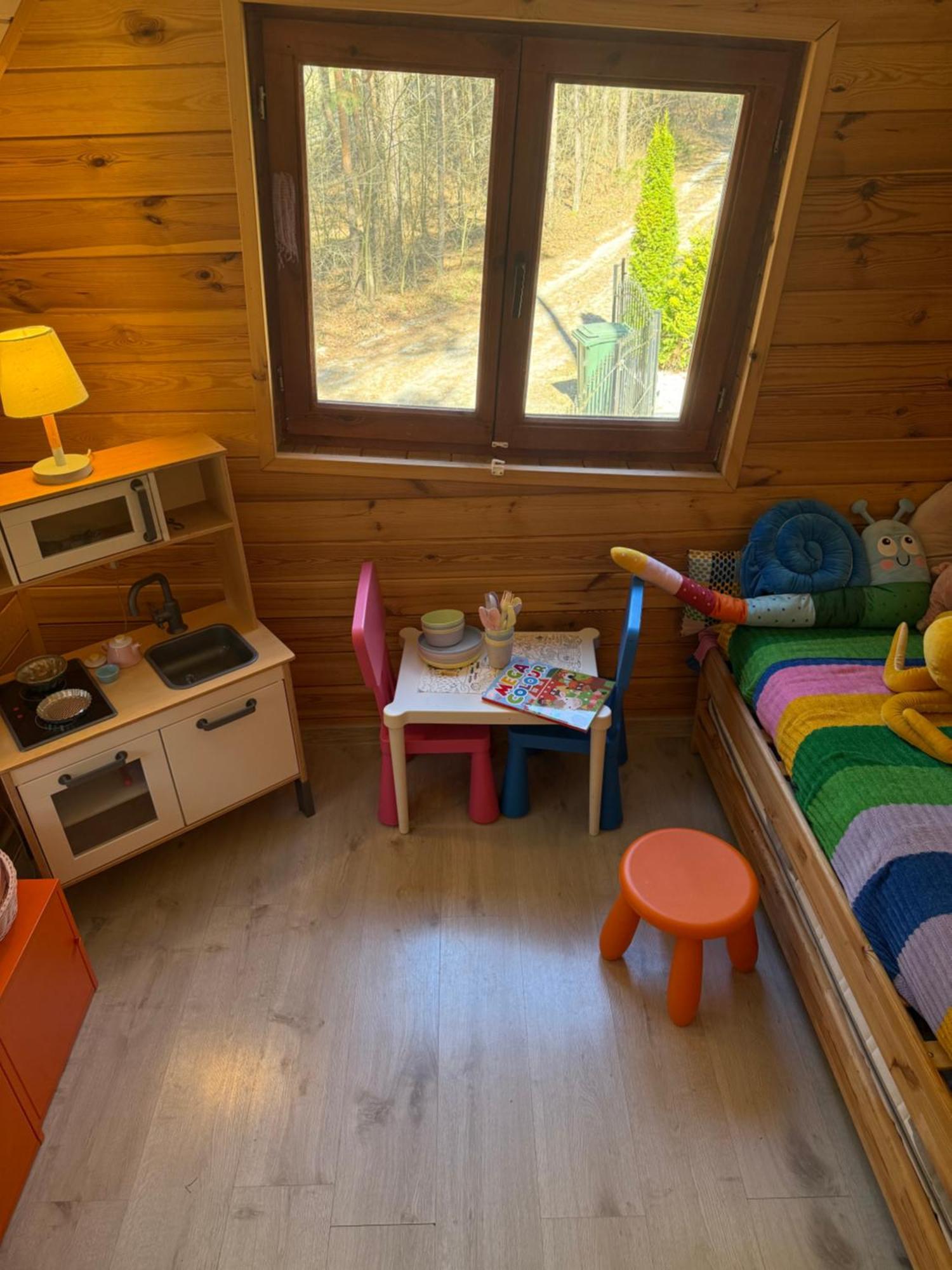 Domek w lesie nad zalewem Chancza Zewnętrze zdjęcie